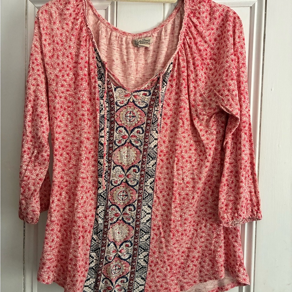 Lucky Brand Boho blouse.